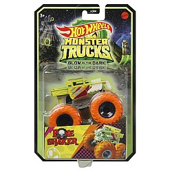 Hot Wheels Monster Trucks Glow In The Dark - Bone Shaker (hcb55)