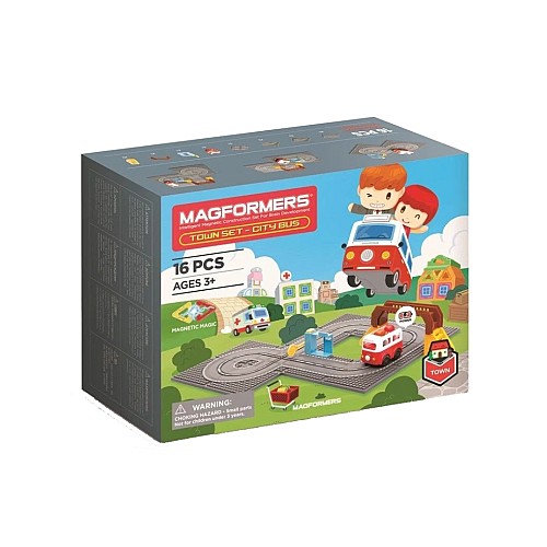 Magformers Town Set City Bus Set (3104)
