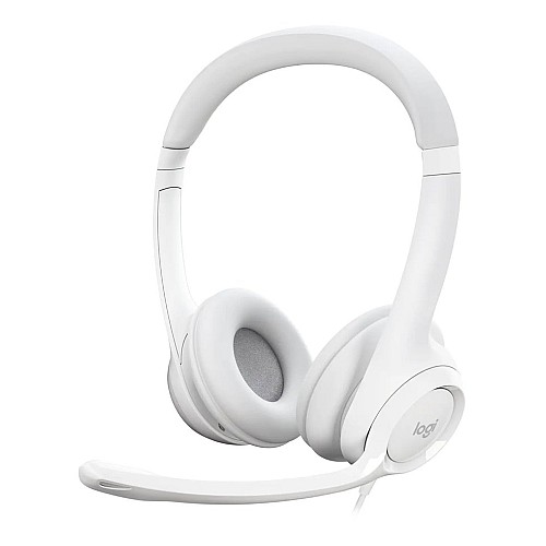 Headphones Logitech H390 Wired Usb-a White - Pc