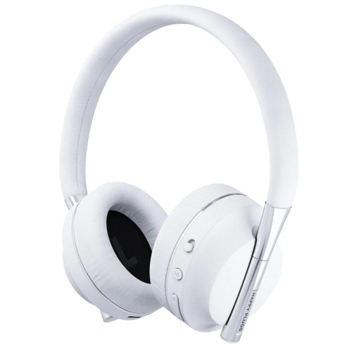 Headphones Happy Plugs Play Wireless White