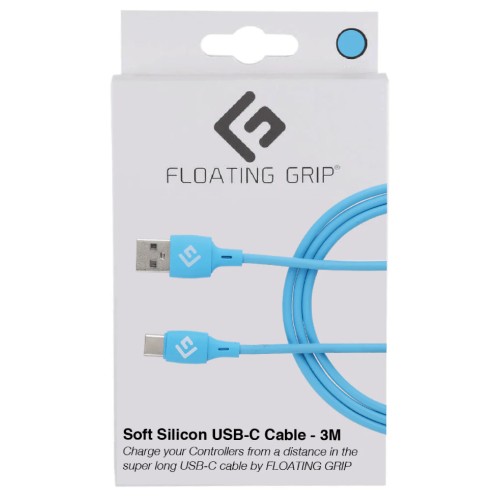 Cable Controller Floating Grip 3m Siliconee Usb-c Blue