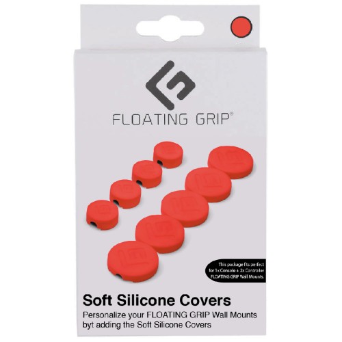 Protection Silicone Floating Grip Wall Mount Red