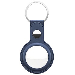 Keybudz Leather Airtag Cobalt Blue