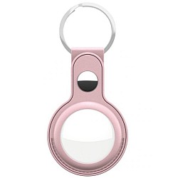 Keybudz Leather Airtag Pink