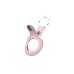 Keybudz Leather Airtag Pink