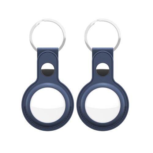 Keybudz Leather Airtag 2 Cobalt Blue
