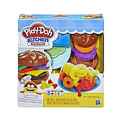 Set Play-Doh Play-doh Kitchen Creations Burger & Fries (e5472)