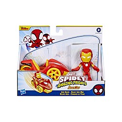 Disney Marvel Spidey And His Amazing Friends Iron Man Racer (f3992)