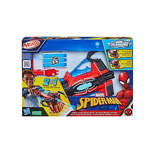 Nerf Marvel Spider-man 2in1 Water Webs Blaster (f7852)