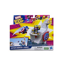 Set Marvel Stunt Squad Captain America Vs Thanos Mini (f7059)