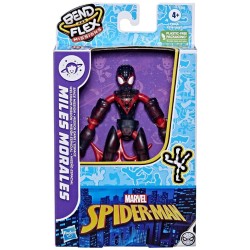 Marvel Spider Man Bend And Flex Missions Miles Morales 15cm F3844