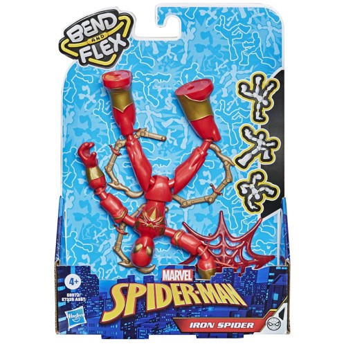 Marvel Spider Man Bend And Flex Iron Spider 15cm E8972