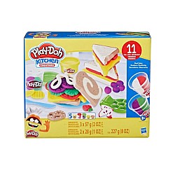 Set Play-Doh Play-doh Kitchen Creations Snacks & Sandwiches (f5746)