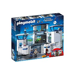 Set Playmobil City Action Police Headquarters With Prison (6919)