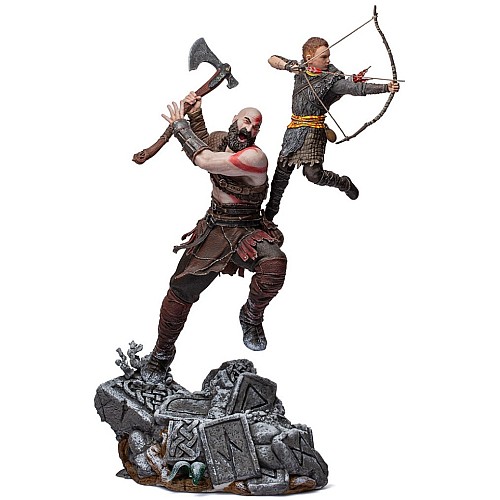 Iron Studios Bds God Of War Kratos & Atreus 1 10