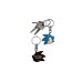 Keychain Abysse Sonic The Hedgehog Metal (abykey014 )