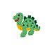 Hama Maxi Beads Beads & 1 Pegboard In Box Dinosaur (8742)