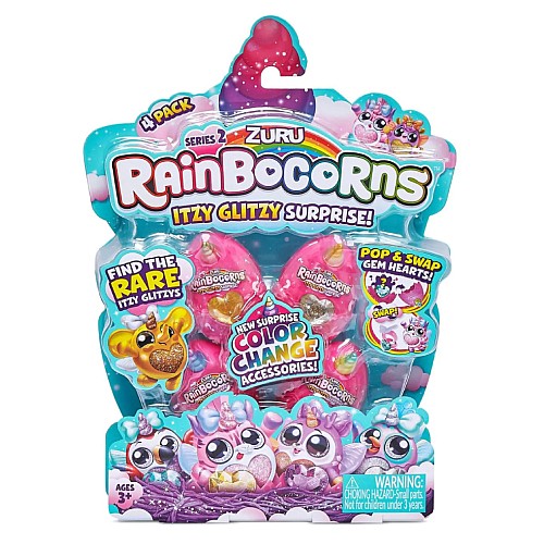 Mini Rainbocorns Itzy Glitzy Surprise S2 4pk (9240)