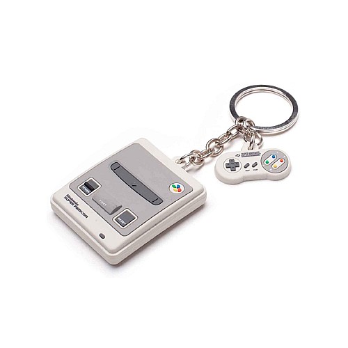 Keychain Difuzed Nintendo Snes 3d Rubbe Ke323361ntn