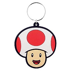 Keychain Pyramid Super Mario Toad Rubber Rk38926c