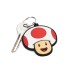 Keychain Pyramid Super Mario Toad Rubber Rk38926c