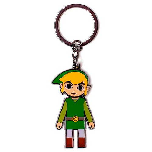 Keychain Difuzed Zelda Link With Moveable Head Metal (ke705182zel)