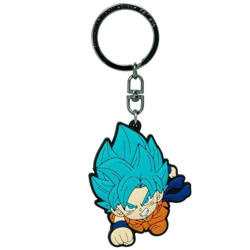 Keychain Abysse Dragon Ball Super Goku Saiyan Blue Pvc (abykey325)
