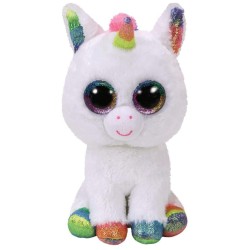 Plus Ty Beanie Boos Pixy The Unicorn (glitter Eyes) 23cm (1607-37157)