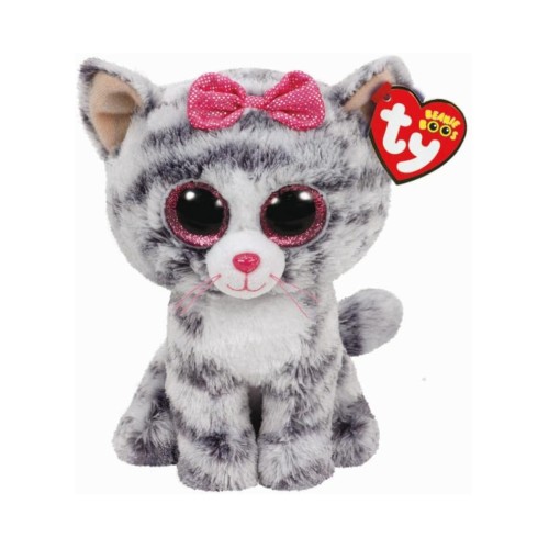 Plus Ty Beanie Boos Kiki Grey Cat 23cm (1607-37075)