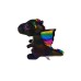 Plus Ty Beanie Boo Anora Black Dragon 23cm (1607-37268)