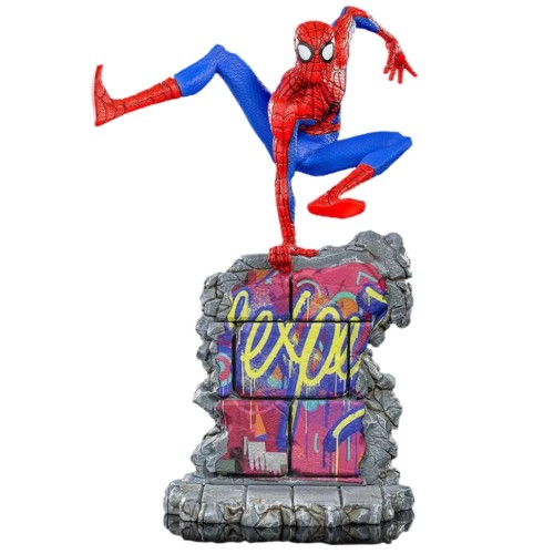 Iron Studios Spider Man Into The Spider Verse Peter B. Parker Scale 1 10