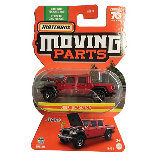 Vehicle Matchbox Moving Parts Jeep Gladiator (hlf95)