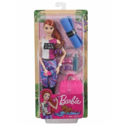 Doll Barbie Wellness Fitness Puppy & Accessories (gjg57)