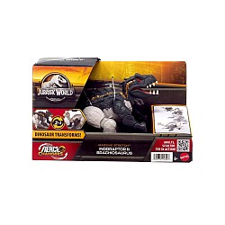 Jurassic World Fierce Changers Massive Stretch Indoraptore Brachiosaurus (hpd35)