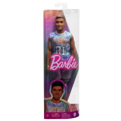 Doll Barbie Ken Fashionistas With Prosthetic Leg Wearing Los Angeles Jersey & Purple Shorts (hjt11)