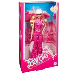 Doll Barbie The Movie Collectible Margot Robbie In Pink Western Outfit (hpk00)
