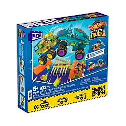 Set Hot Wheels Monster Trucks Smash Crash Mega-wrextm Boneyard Stunt Course (hkf89)