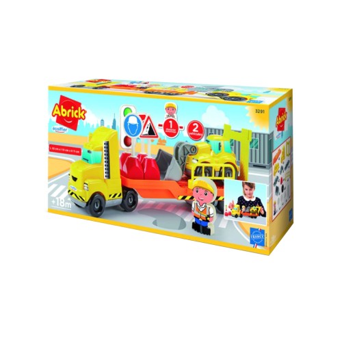 Abrick Truck With Excavator & Accessories (i-3291)