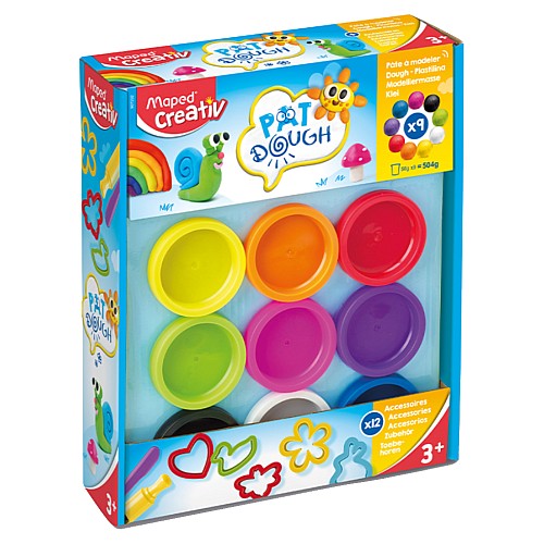Set Play-Doh Maped Creativ Pot Dough Kit & Forms (907202)