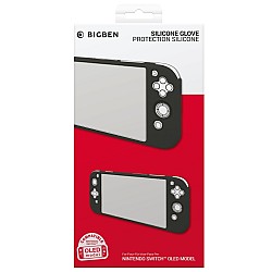 Case Protection Nacon Silicone Glove Black (oled)