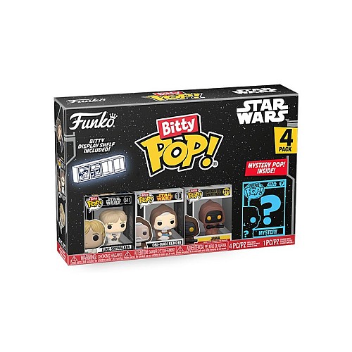 Bitty Pop 4 Pack Star Wars Luke 2.30cm