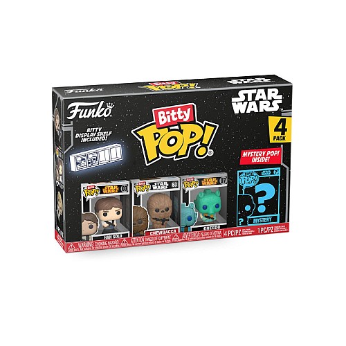 Bitty Pop 4 Pack Star Wars Han Solo 2.30cm