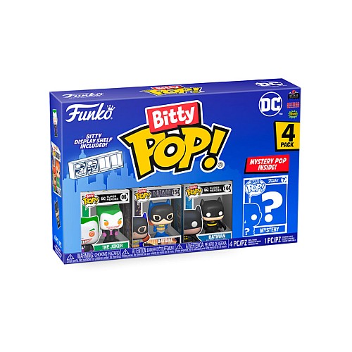 Bitty Pop 4 Pack Dc The Joker 2.5cm