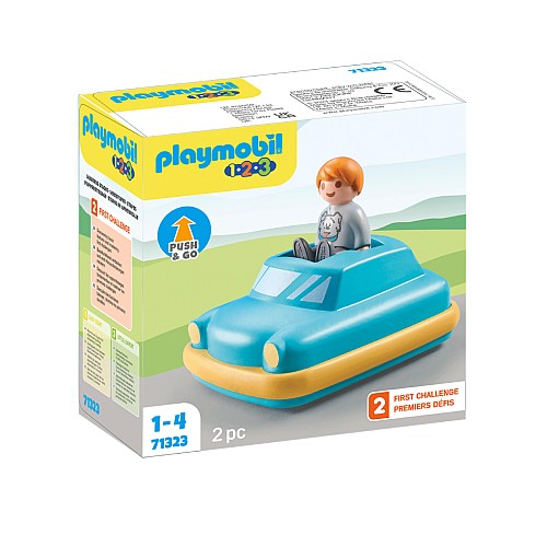 Playmobil 1.2.3 Push & Go Car (71323)