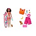 Doll Barbie Beach With Surfboard (hpl69)