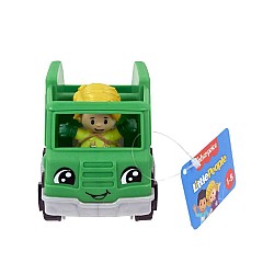 Vehicle Fisher-price Little People Green Recycle (hpx88)