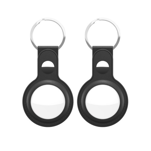 Keybudz Leather Airtag - Black