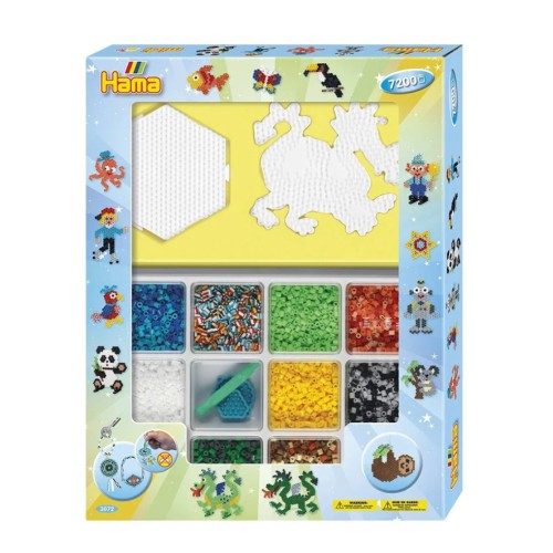 Set Hama Midi Beads Blue (383072)