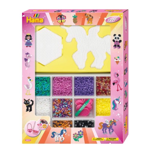 Set Hama Midi Beads Pink (383071)