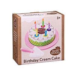 Tort Small Wood Birthday Cream Cake (l40004)